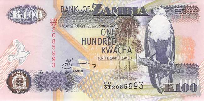100 Kwacha 2008